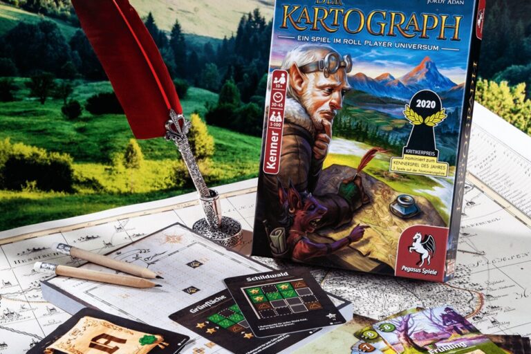 Die Kartograph-Reihe von Pegasus Spiele: Zeichne dein eigenes Königreich!