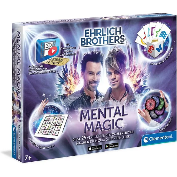 ehrlich brothers - Magie für Zuhause: Die 4 Zauberkästen der Ehrlich Brothers von Clementoni im Überblick Mental Magic