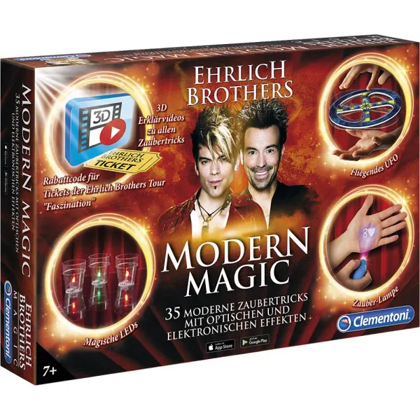 ehrlich brothers - Magie für Zuhause: Die 4 Zauberkästen der Ehrlich Brothers von Clementoni im Überblick Modern Magic
